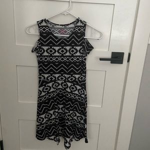 Black and white dress